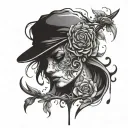 Depression tattoo design idea