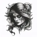 Depression tattoo design idea