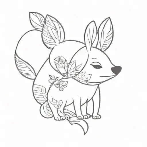 Winnie and penny tattoo design idea