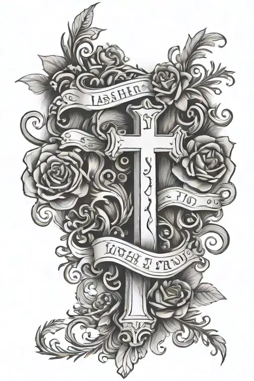 bible verse Isaiah 41:10 tattoo design idea