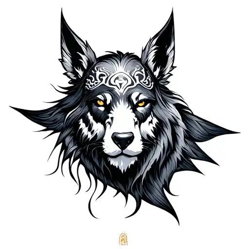 Tengri tattoo design idea