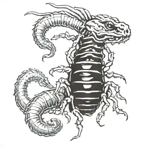 Centipede Tokyo Ghoul tattoo design idea