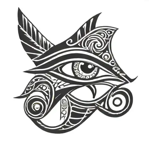eyes of horus and ra tatoo tattoo design idea
