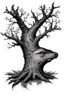 treaty oak revival tattoo design idea