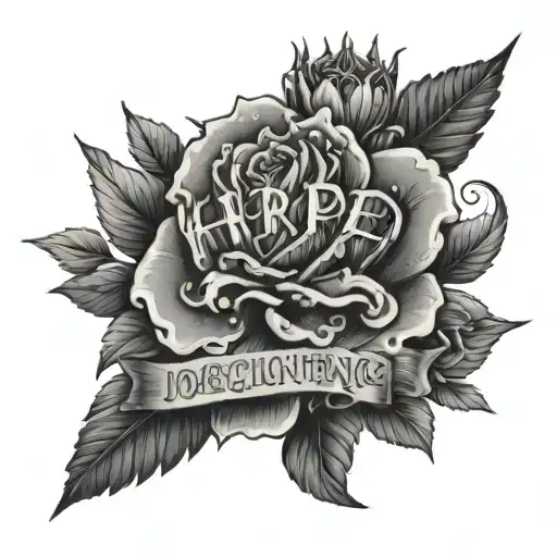 hardwork, discipline, consistency ,patience tattoo design idea