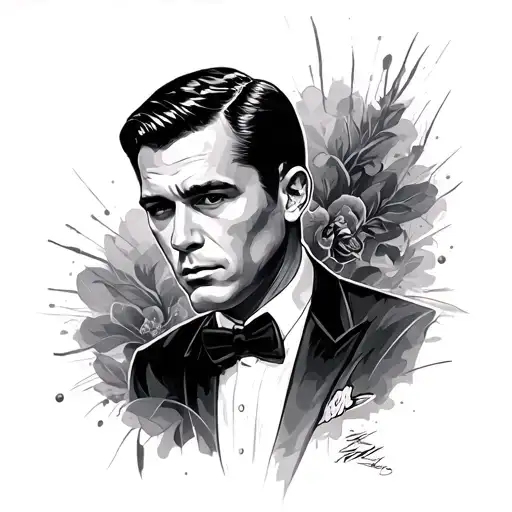james bond tattoo design idea