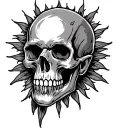 traditional flash machine tattoo design idea