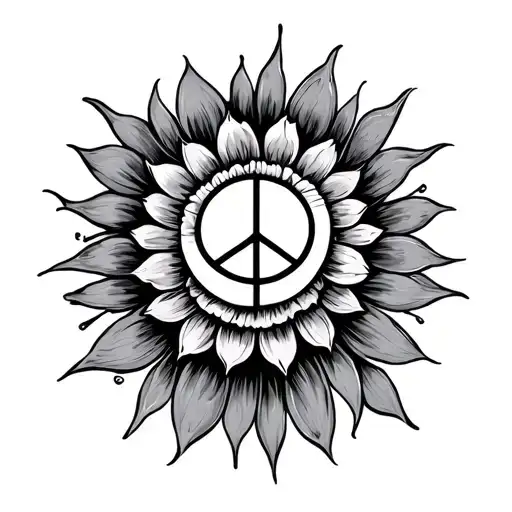 success, protection, self motivation, healthy and peace tattoo design idea