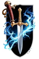 sword tattoo design idea