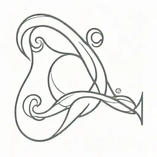 ampersand symbol tattoo design idea