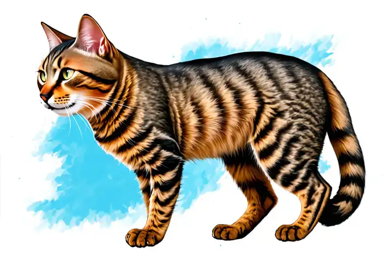 BobCat tattoo design idea
