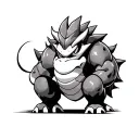 Bowser tattoo design idea