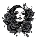 Slut tattoo design idea