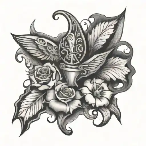 Brandon September Texas life tattoo design idea