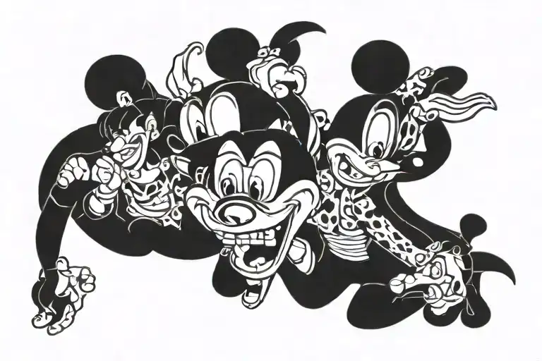 goofy tattoo design idea