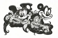 goofy tattoo design idea