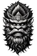 Narasimha tattoo design idea