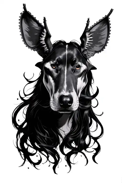 makima from chainsawman tattoo design idea