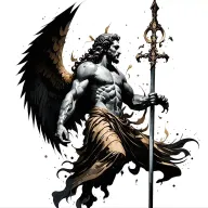 st michael tattoo design idea