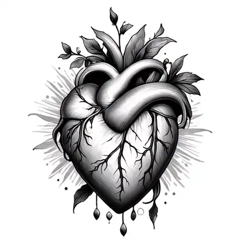 Mariana my heart tattoo tattoo design idea