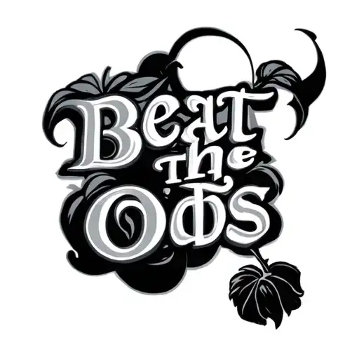 Beat The Odds tattoo design idea