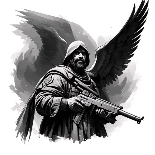 Soldier Of God tattoo design idea