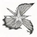 arizona state flag tattoo design idea