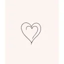 heart existing outside of body simple tattoo design idea