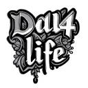 "Dad4 life " knuckle tattoo tattoo design idea