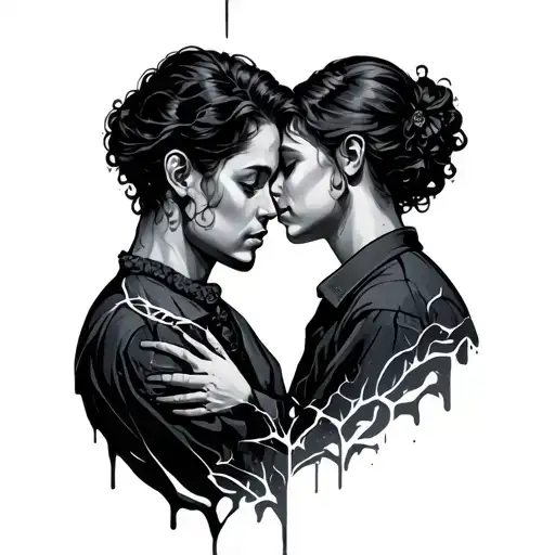 Broken Family tattoo design idea