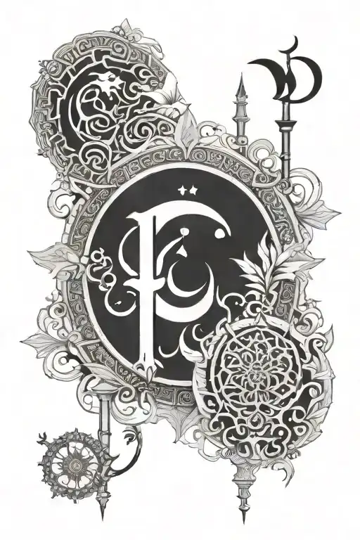 Islam, family, albania tattoo design idea