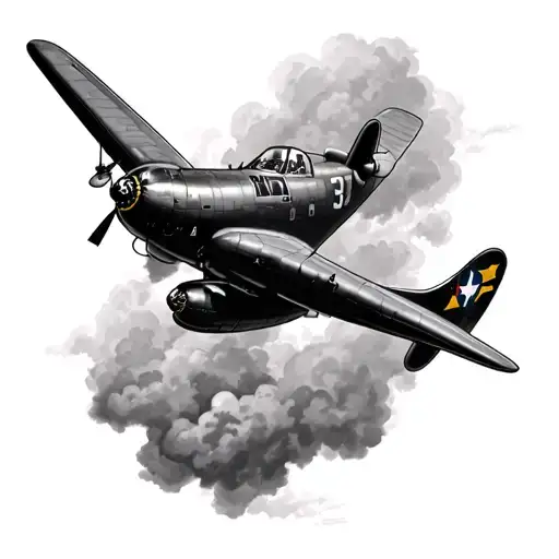 Lancaster Bomber tattoo design idea
