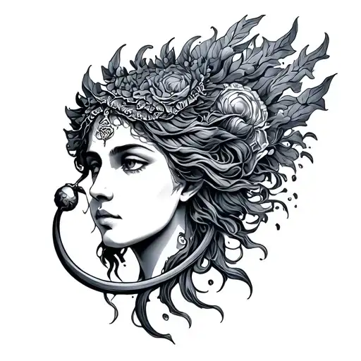 Aquarius tattoo design idea