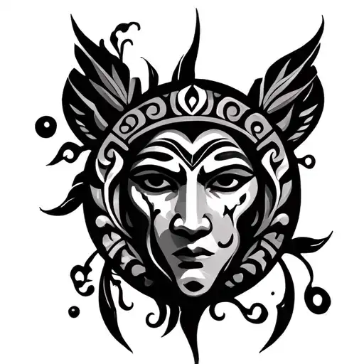 Taíno tattoo design idea