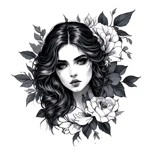 Dark Romance tattoo design idea