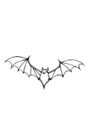 Bats tattoo design idea