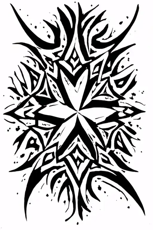 star cluster tattoo design idea