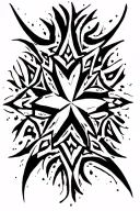 star cluster tattoo design idea