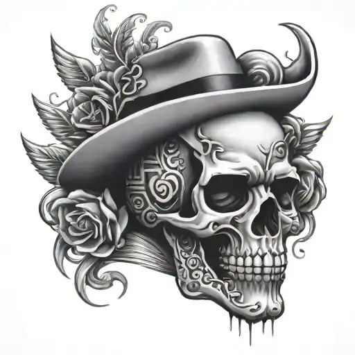 chicano gangster tattoo design idea