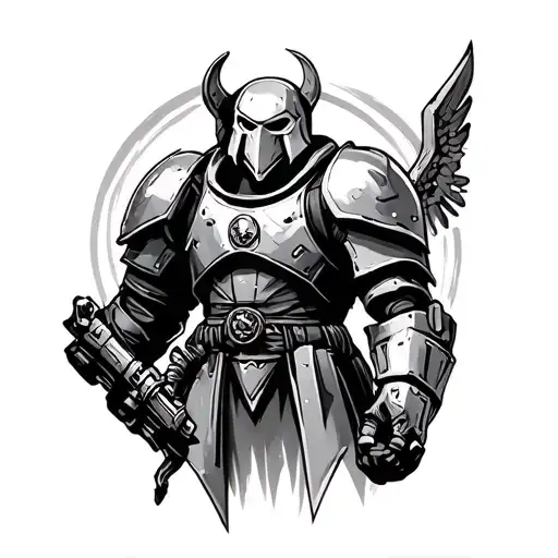 Warhammer 40k tattoo design idea