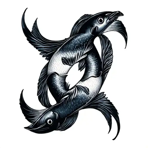 Pisces And Libra tattoo design idea