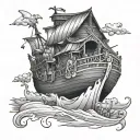 Noahs ark  tattoo design idea