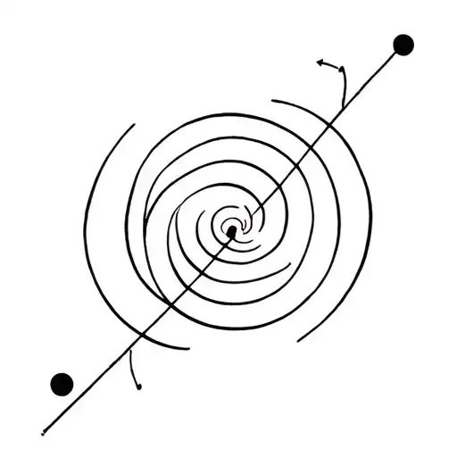 quantum entanglement, Fibonacci, phisic equesion tattoo design idea