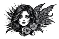 Whore tattoo design idea