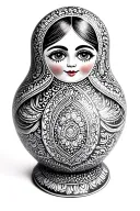 Russian Doll tattoo design idea