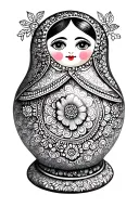 Russian Doll tattoo design idea