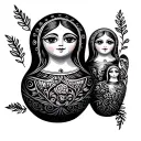 Nesting Doll tattoo design idea