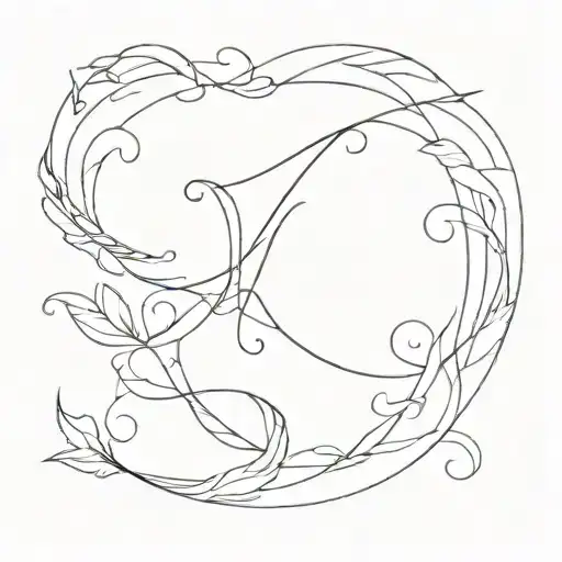 STS letters tattoo design idea