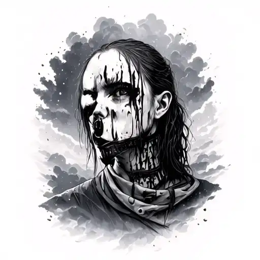 Silent hill dark sky tattoo design idea