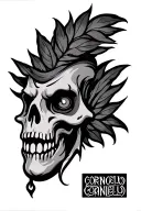 cornicello tattoo design idea